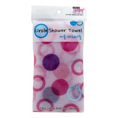 Мочалка для тела с плетением Sung Bo Cleamy Волна и рисунком(средней жёсткости) размер 28 см х 95 см