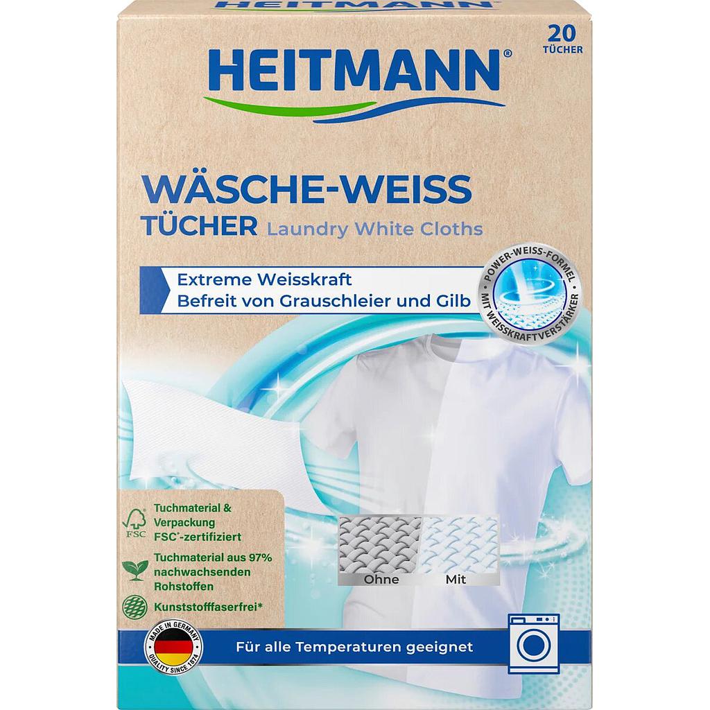Салфетки для стирки белого белья Heitmann 20 шт