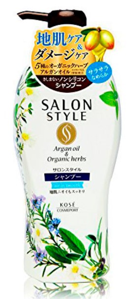 Шампунь для кожи головы и волос KOSE с аргановым маслом (Объём и гладкость) 500 мл