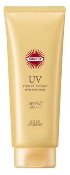 Суперводостойкая смягчающая солнцезащитная эссенция KOSE для лица и тела SPF 50+ PA++++ 110 гр