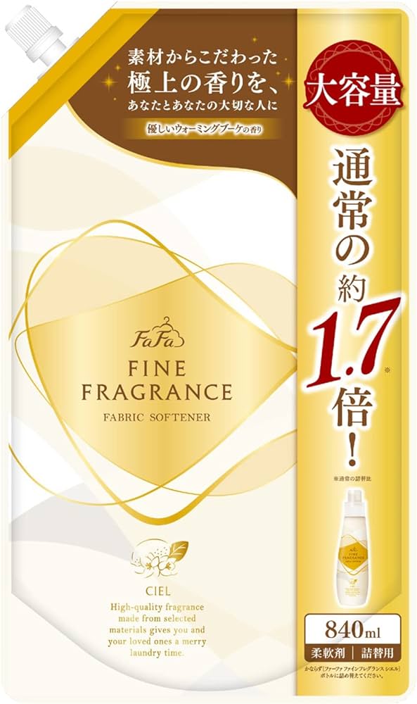 Кондиционер для белья Nissan FaFa с прохладным ароматом белых цветов, 840 мл