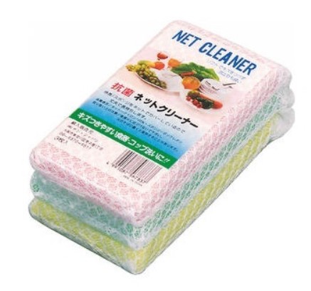 Губка для мытья посуды L-D в сеточке 3 шт