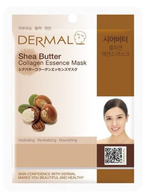 Косметическая маска DERMAL с коллагеном и маслом ши Карите 23 гр