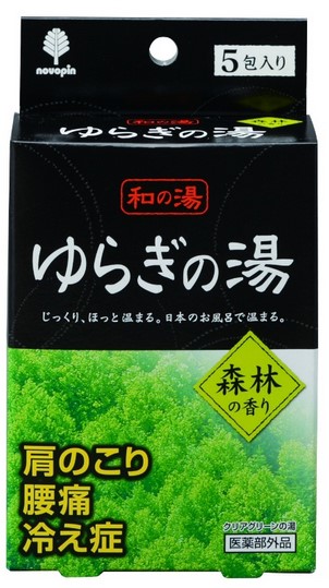 Соль для принятия ванны KIYOU JOCHUGIKU с ароматом леса 5 шт * 25 гр