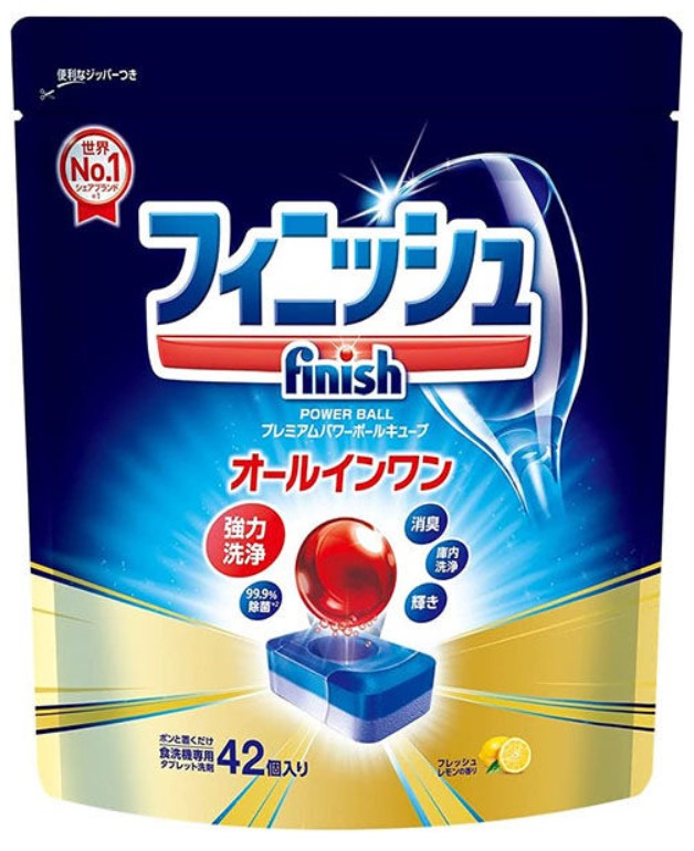 Таблетки для посудомоечных машин Finish (с ароматом лимона) 42 шт