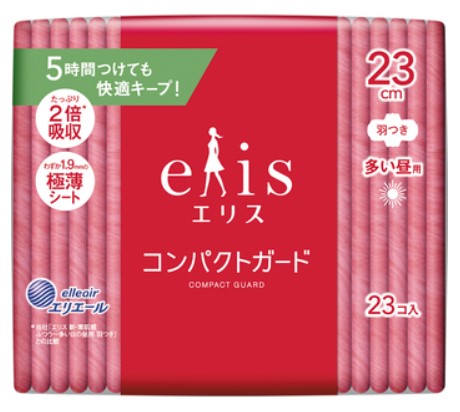 Тонкие гигиенические прокладки DAIO с увеличенной клеевой поверхностью (с крылышками (Нормал+) 23 см) 46 шт