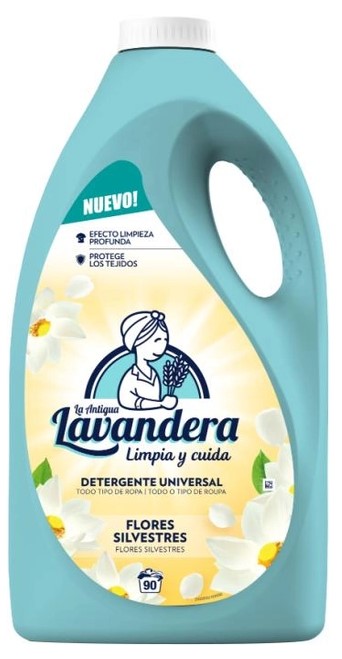 Универсальный гель для стирки La Antigua Lavandera Полевые цветы 90 стирок/4,5 л