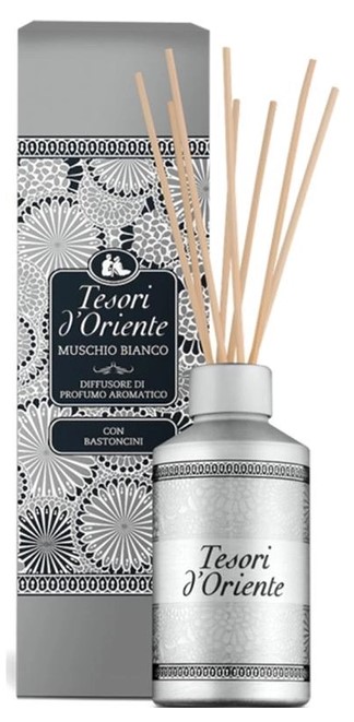 Ароматический диффузор с палочками Tesori d'Oriente Белый мускус 200 мл
