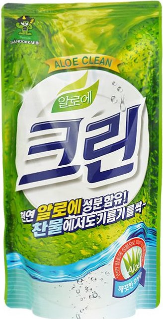 Жидкость для мытья посуды Sandokkaebi Алоэ Клин, запасной блок, 800 гр