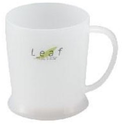 Кружка пластиковая INOMATA БЕЛАЯ 250 мл (9,8Ш × 7,2Д × 8,5В см) 1 шт