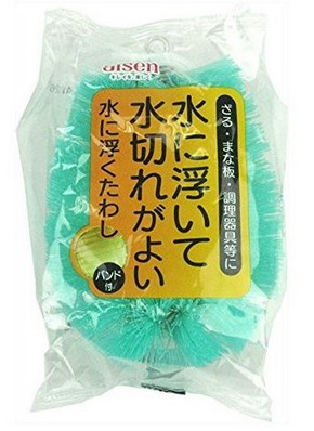 Щетка для мытья кухонной посуды AISEN на основе вспененного волокна, не тонет в воде 1 шт