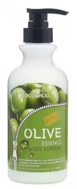 Увлажняющий и успокаивающий лосьон FOODAHOLIC для тела для питания и смягчения для всех типов кожи Олива 500 мл