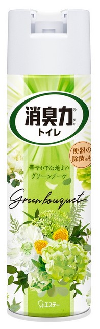 Освежитель воздуха для туалета ST SHOSHU RIKI (аэрозоль для туалета с антибактериальным эффектом Цветочный букет) 365 мл