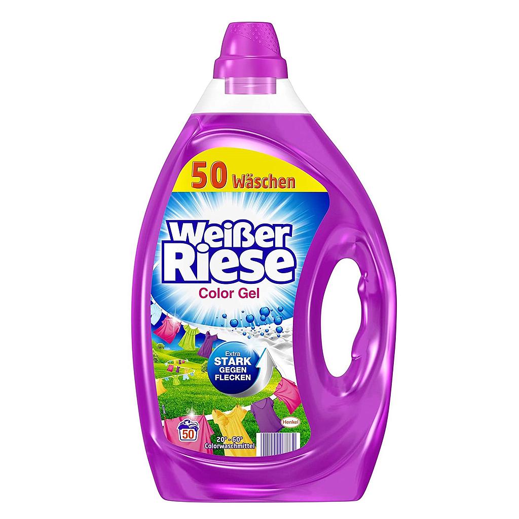 Гель для стирки цветного белья Weisser Riese Color 50 стир. / 2,5 л