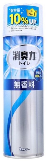 Освежитель воздуха для туалета ST SHOSHU RIKI (аэрозоль для туалета с антибактериальным эффектом Без запаха) 365 мл