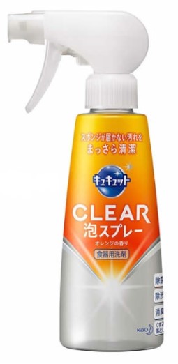 Средство для мытья посуды KAO CuCute (с ароматом апельсина / пена-спрей для мытья без губки) 300 мл