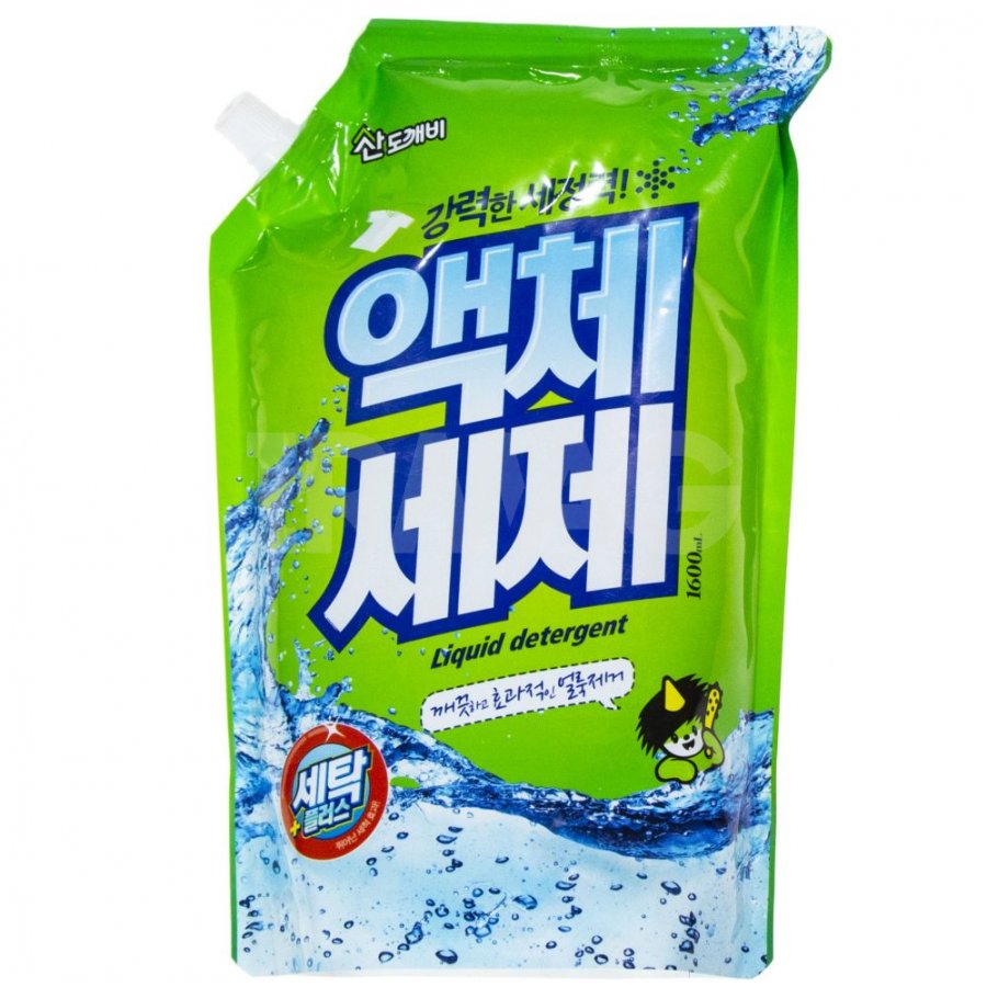 Гель для стирки Sandokkaebi универсальный, мягкая упаковка с крышкой 1,6 л
