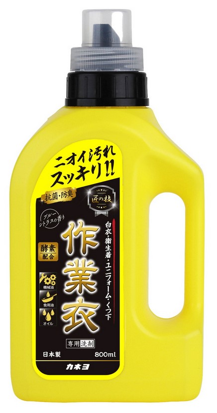 Гель для стирки Kaneyo для рабочей одежды, антибактериальный эффект 800 мл
