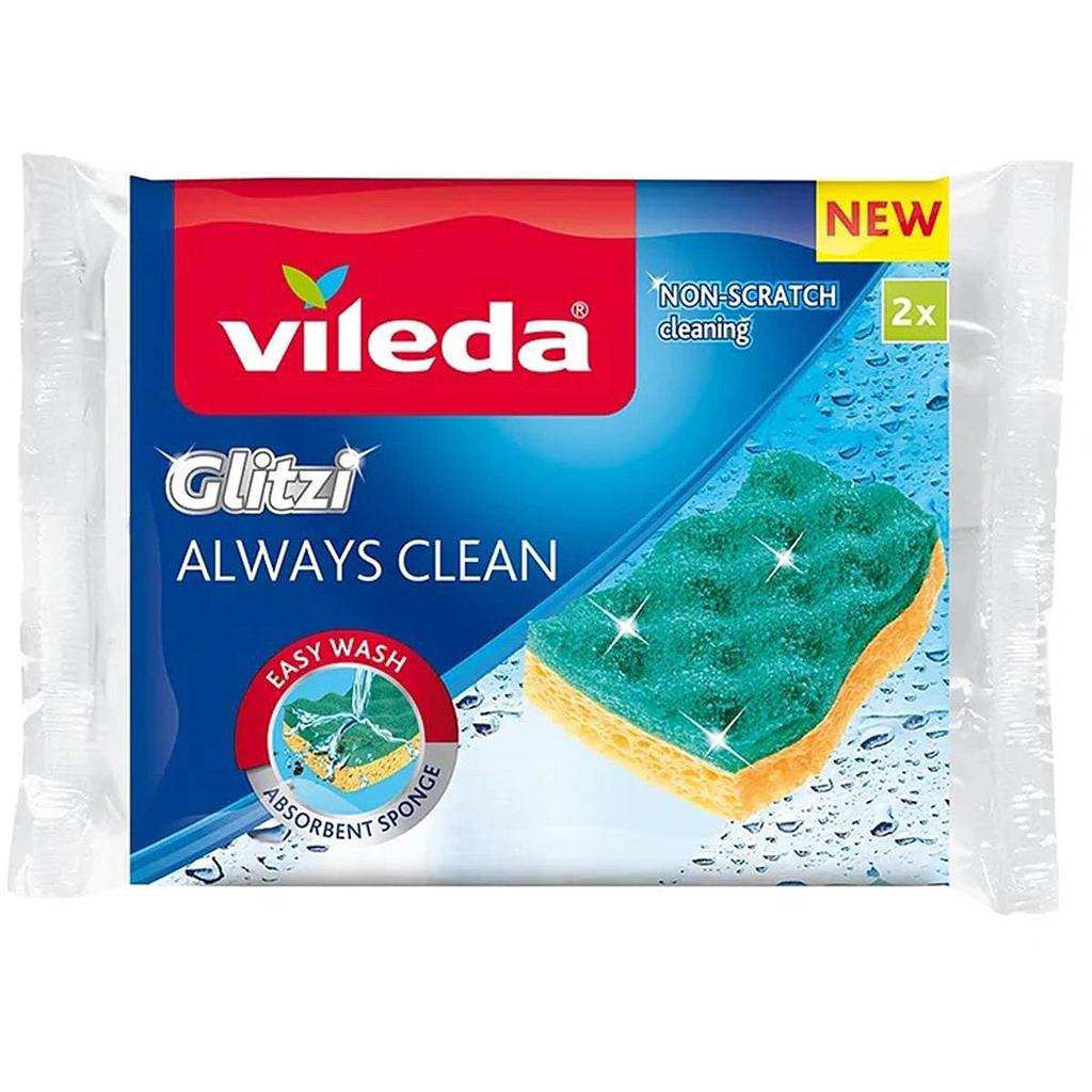 Губки кухонные Vileda Glitzi Always Clean 2 шт