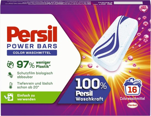 Таблетки для стирки цветного белья Persil Color Power Bars 16 шт