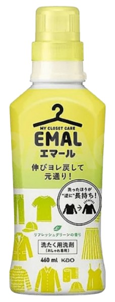 Жидкое средство KAO Emal для стирки деликатных тканей (аромат свежей зелени) 460 мл