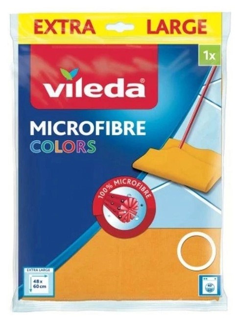 Тряпка для пола Vileda Microfibre Colors 1 шт/12