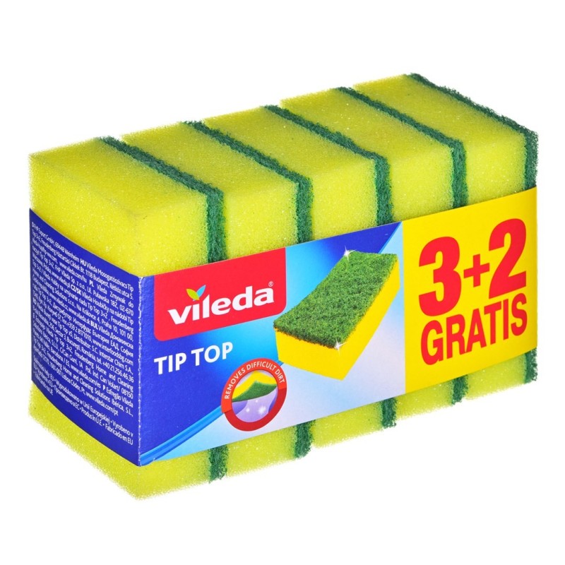 Моющая губка Vileda Tip-Top 5 шт