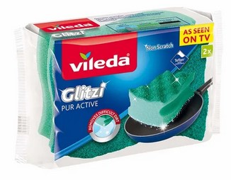 Профилированная губка Vileda Pur Active 2 шт