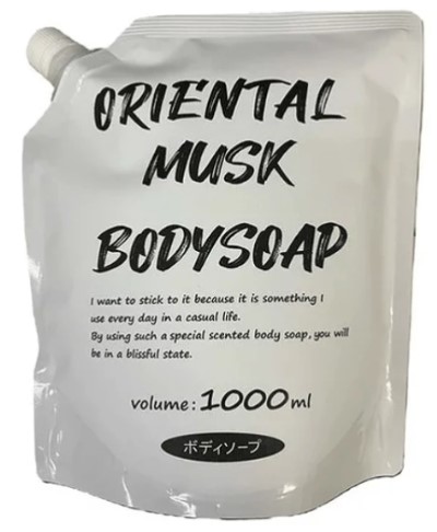 Слабокислотное жидкое мыло Rocket Soap для тела (аромат восточного мускуса), запасной блок 1 л