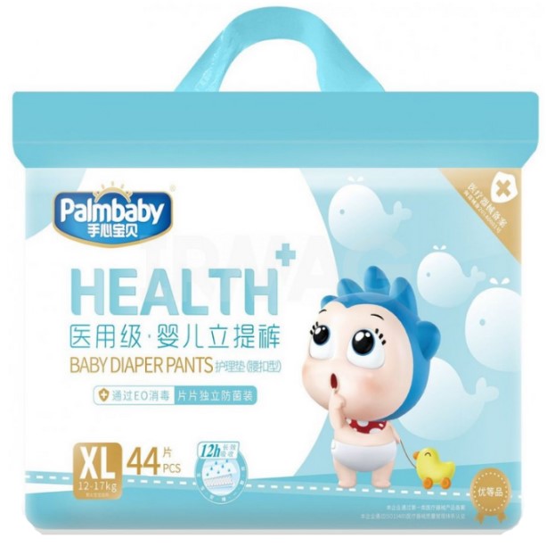 Детские подгузники PalmBaby Health+, размер XL (12-17 кг), 44 шт