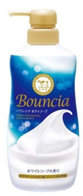 Сливочное жидкое мыло COW Bouncia для рук и тела с нежным свежим ароматом 480 мл