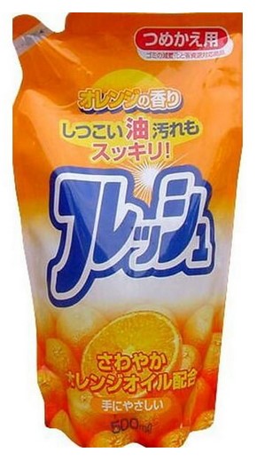 Жидкость Rocket Soap Awa’s для мытья посуды с маслом апельсина, запасной блок 500 гр