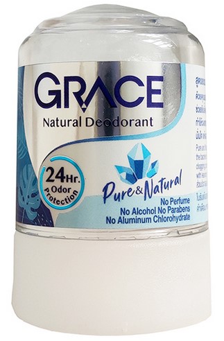 Дезодорант кристаллический Grace натуральный антибактериальный Чистый и Естественный 40 гр
