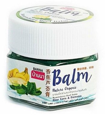 Питающий бальзам Banna для смягчения локтей и стоп Алоэ и Банан, 25 гр