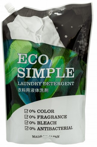 Концентрированный гель для стирки белья Rocket Soap Eco simple (без красителей, ароматизаторов, отбеливателей, антибактериальных компонентов) 1,2 л