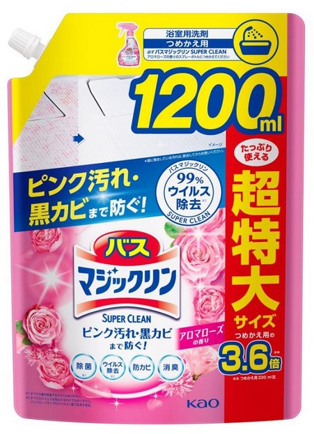 Чистящие средство для ванны KAO Magiсclean (аромат розы) 1,2 л