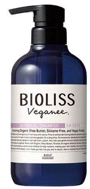 Веганский шампунь для волос KOSE Bioliss Veganee Гладкость (1 этап) 480 мл