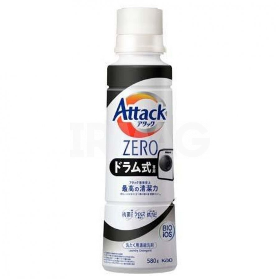 Жидкое средство для стирки KAO Attack ZERO (суперконцентрат, с защитой от повторного оседания грязи при стирке) 580 гр