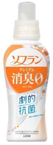 Кондиционер для белья LION SOFLAN Premium Deodorizer 204 (аромат цветочного мыла) 510 мл