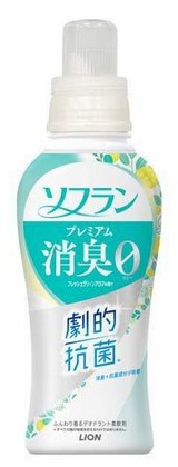 Кондиционер для белья LION SOFLAN Premium Deodorizer 018 (натуральный фруктовый аромат) 510 мл