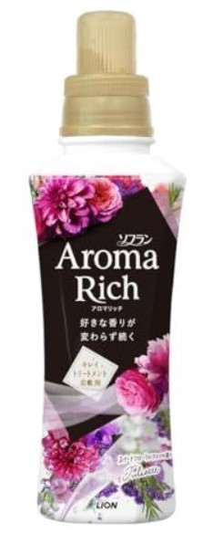 Кондиционер для белья LION Aroma Rich Juliette 814 (с натуральными маслами) 480 мл