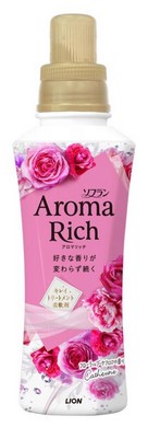 Кондиционер для белья LION Aroma Rich Catherine 615 (с натуральными маслами) 480 мл
