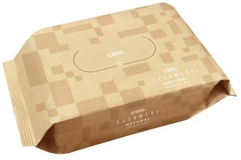 Cалфетки бумажные кашемировые Nippon Scottie Cashmere Natural (двухслойные, в крафтовой упаковке) 50 шт