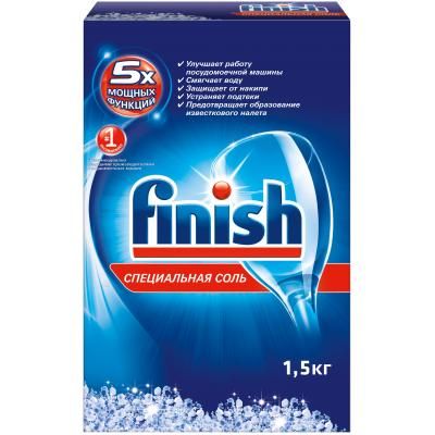 Специальная соль для посудомоечных машин  FINISH 1,5 кг