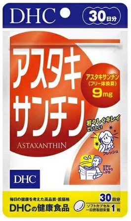 Пищевая добавка DHC  Астаксантин  / 30 капсул /  30 дней