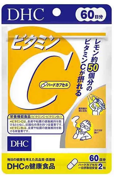 Пищевая добавка DHC Витамин С / 120 капсул / 60 дней
