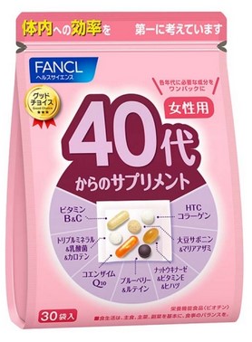 Пищевая добавка Комплекс для женщин 40 лет + / 30 пак./ FANCL