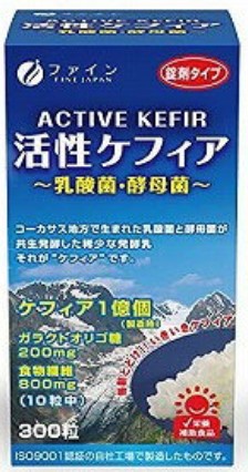Пищевая добавка Активный кефир + пищевые волокна / 300 таб./ Fine Japan