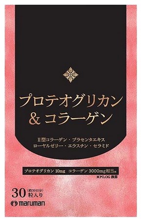 Пищевая добавка Коллаген с плацентой и протеогликаном MARUMAN / 30 таб./ 30 дней