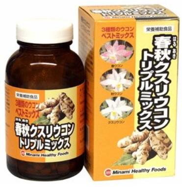 Пищевая добавка " Куркума весенняя, осенняя" / 600 табл./ Minami 